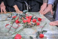 مراسم تجدید میثاق ، گلباران و عطر افشانی در مزار شهدای گمنام دانشگاه های شاهرود 
